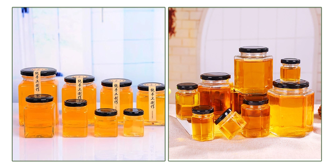 100ml/180ml/200ml/250ml/280ml/300ml/380ml Honey/Jam/Pickles/Coffee/Candle/Mason/Pudding/Yogurt/Tea/Jucie Kitchen Food Storage Glass Jar Manufacturer