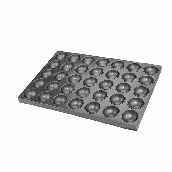 ODM e OEM de metal industrial durável de alta qualidade antiaderente redondo 24 cupcake muffin mini bolo moldes bandeja de cozimento